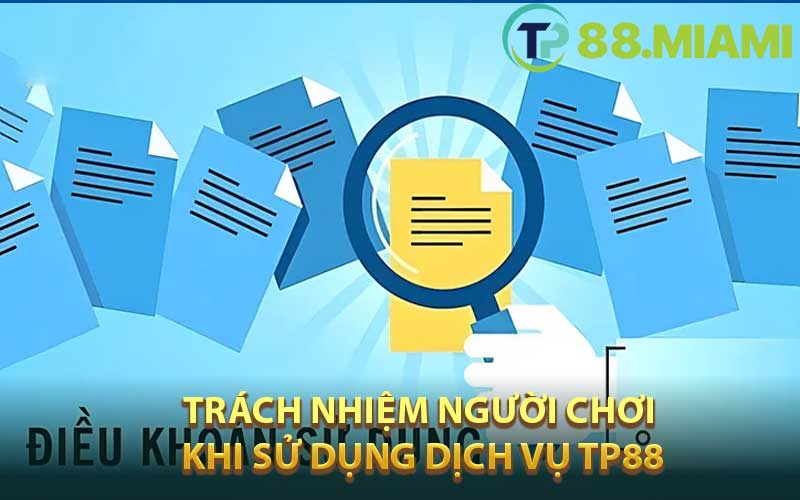 Trách nhiệm của người chơi khi sử dụng dịch vụ TP88c